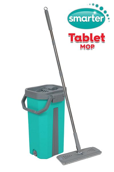 SMARTER Green Tablet Mop and Mop Cleaning Set