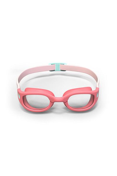 Decathlon Nabaiji Swimming Goggles - Small Size - Pink/Turquoise - Clear Lenses - Soft