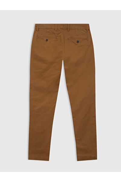 GAP Erkek Kahverengi Slim Fit Flex Khaki Pantolon