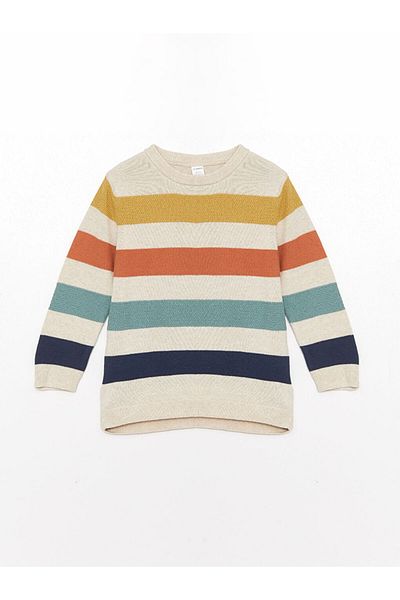 LC Waikiki Crew Neck Long Sleeve Baby Boy Knitwear Sweater