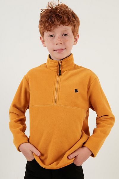 Lela Μαλακή υφή με φερμουάρ γιακάς Raised Winter Fleece Unisex Παιδικό Fleece 5905002