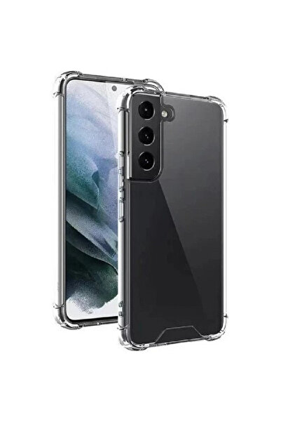 Fibaks Samsung Galaxy S23 Kılıf Airbag Antishock Köşe Korumalı Darbe Emici Cr...