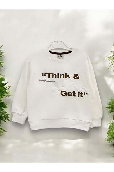 Zekids Boys' Think Get It Written Soft Textured Tracksuit Set