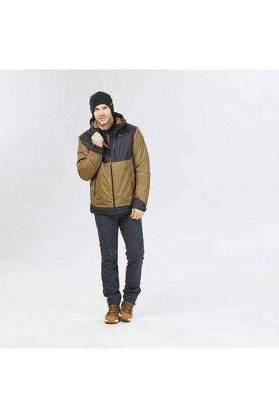 Decathlon معطف شتوي مقاوم للماء للرجال - خارجي - بني - Sh500 -10 ° ج