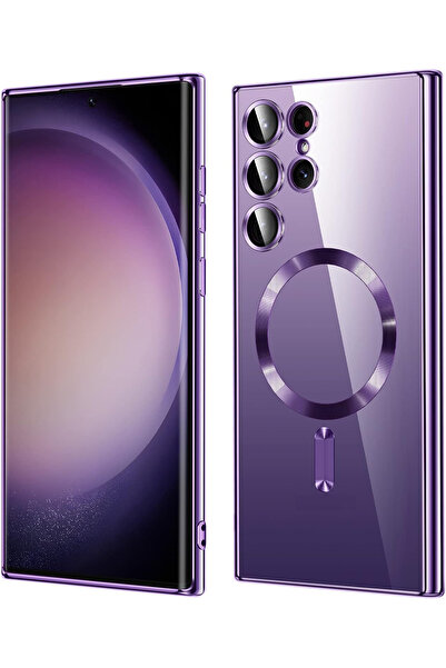 Fibaks Samsung Galaxy S23 Ultra Kılıf Kamera Çıkıntılı Korumalı Magsafe Şarj ...