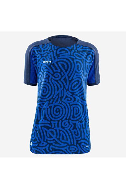 Decathlon Kipsta Çocuk Kısa Kollu Futbol Forması – Mavi Desenli - Viralto