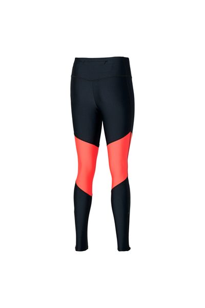 MIZUNO Impulse Core Long Γυναικείο Καλσόν Μαύρο/πορτοκαλί