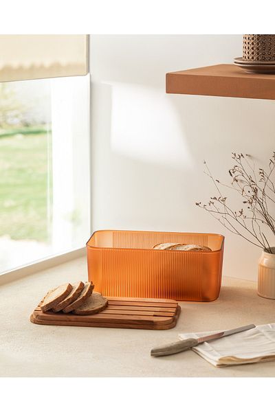 Madame Coco Eolya Wooden Bread Box with Lid