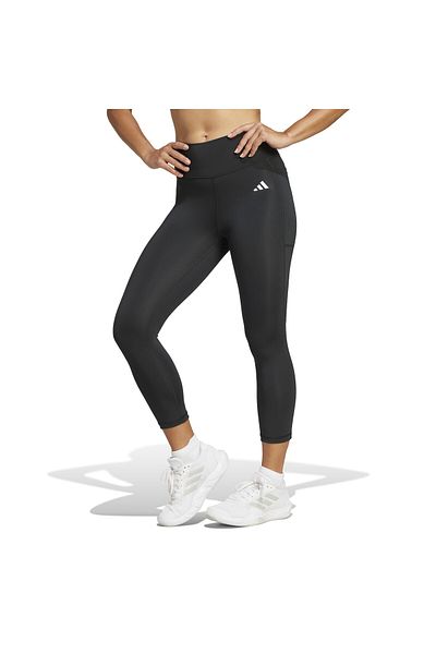 adidas Μαύρο αθλητικό κολάν OPT ESS ST 3/4 - IY9243STD