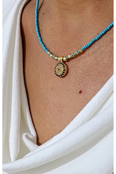 MENTAŞ Turquoise Color Women's Necklace