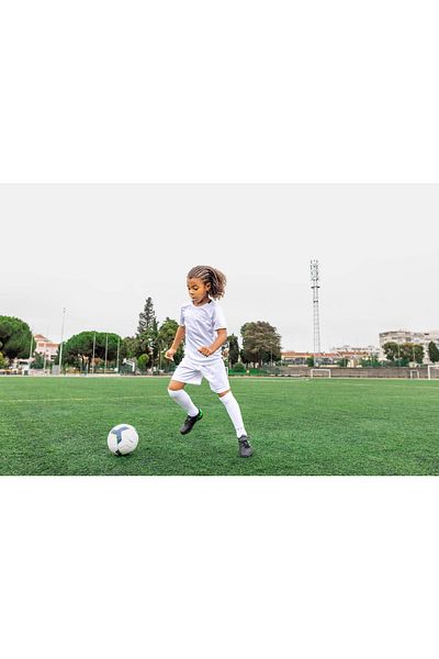 Decathlon أحذية كرة القدم للأطفال - أسود / أصفر - 100 Easy Ag/fg
