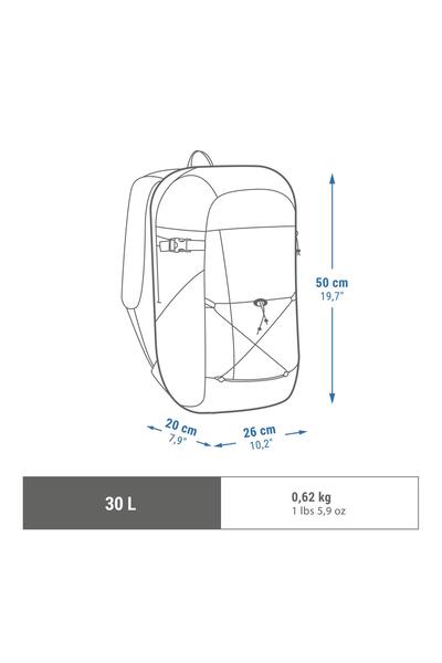 Decathlon Quechua Outdoor Sırt Çantası - 30 L - Siyah - NH Arpenaz 100