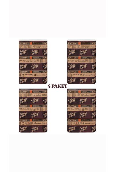 TMO 200 Sheets - 4 Pack Professional Extra Z Layer Dispenser Towels