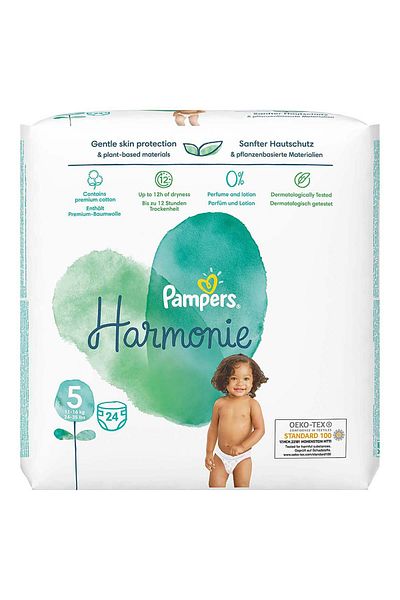 Prima Pampers Harmonie Baby Diapers Twin Pack Size 5, 24 Pcs
