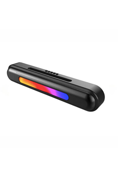 post alley Bluetoth Soundbar Hoparlör RGB Led Işıklı Şarjlı & Şarjlı Laptop /...