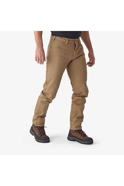 Decathlon Solognac Erkek Kot Pantolon - Avcılık ve Doğa Gözlemi - Bej - Utili...
