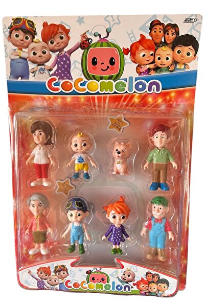 tmtoysandmore coco-melon jj cody friends figür oyuncak 8 model et malzeme