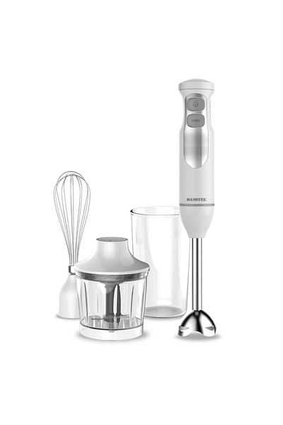 KUMTEL Multifunctional White Hand Blender Set