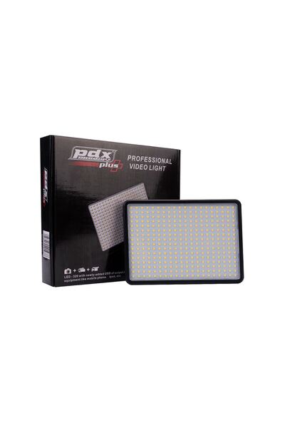 pdx plus ,panasonic Ve Profosyonel Video Cameralar Için 320 Ledli Beyaz Işık Seti(ŞARJ ALETİ BATARYA)
