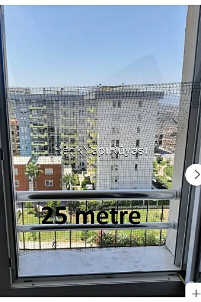 RENK YAPI RÜYASI Pvc Kaplı Puntalı Kümes Teli, Çit Teli 2,00MM 25*25 Göz, 25 ...