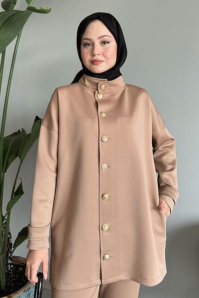 InStyle Κοστούμι κατάδυσης Camel με γιακά με κουμπιά