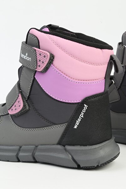 Benetton ® Füme Çocuk Bot Su Geçirmez Waterproof BNI-11009 İTHAL