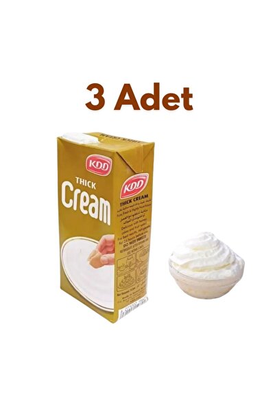 Yeşillik Market 3 Adet Kdd Krema 125gr 3 Yemek Ve Tatlılar Kreması Yumuşak Mü...