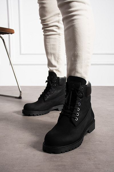 AlbiShoes Ανδρικές αντιολισθητικές σόλες Thermo Γνήσιο δέρμα Αδιάβροχο Μοντέλο Γάτας Χειμερινές Ανδρικές Μπότες