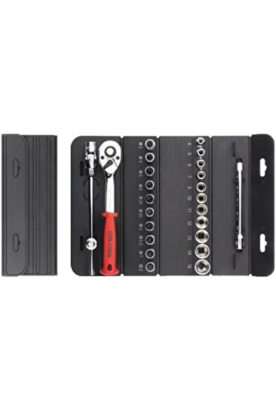 CETA FORM C00-25Rh4 1/4' 6 Corner Socket Set 25 Pieces