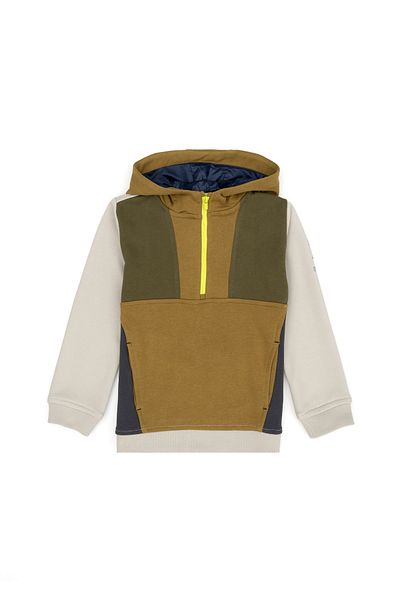 U.S. Polo Assn. Hanorac cu glugă bej pentru băiat 50270828 -VR011