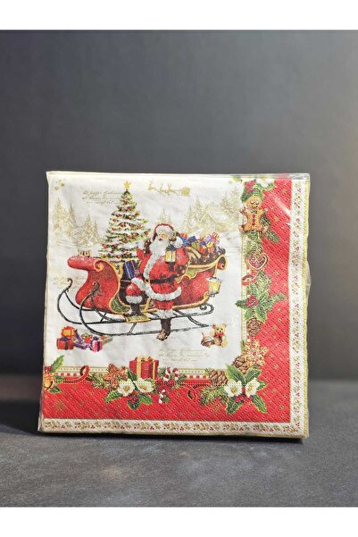 Monna Rosa 20-Pack Napkin Christmas Round 33X33