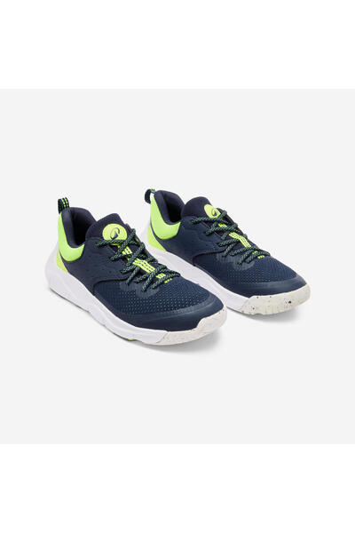 Decathlon Çocuk Bağcıklı Spor Ayakkabı - Mavi/Sarı - Playful Fast