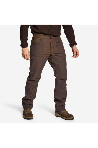 Decathlon Solognac Dayanıklı Doğa ve İşçi Pantolonu - Kahverengi - 500