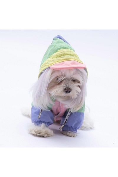 Pawstar Pastel Kauai Dog Coat Dog Raincoat Dog Outfit Dog Dress