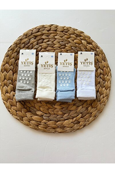 PİLEKİ BABY Baby Girl and Boy and Child Organic Antibacterial Non-Slip Sole S...