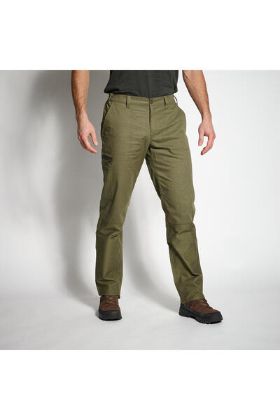 Decathlon Solognac Чоловічі штани для полювання - Зелені - Полювання та спостереження за природою - Steppe 100