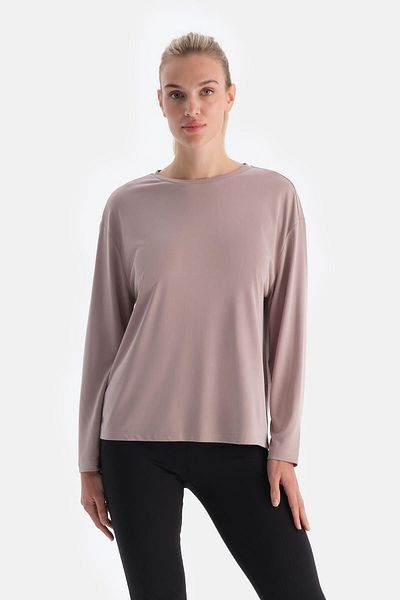 Dagi Powder Damen-Langarm-T-Shirt aus Modal