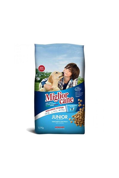 Miglior Junior Croquettes Chicken Dry Dog Food, 1.5kg