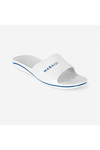 Decathlon Nabaiji Men's Pool Slippers - White - 100 Plus