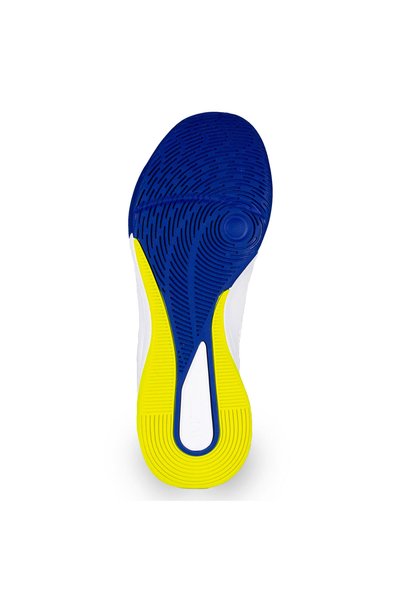 Decathlon Pantofi de volei pentru adulți - alb / albastru / galben neon - confort
