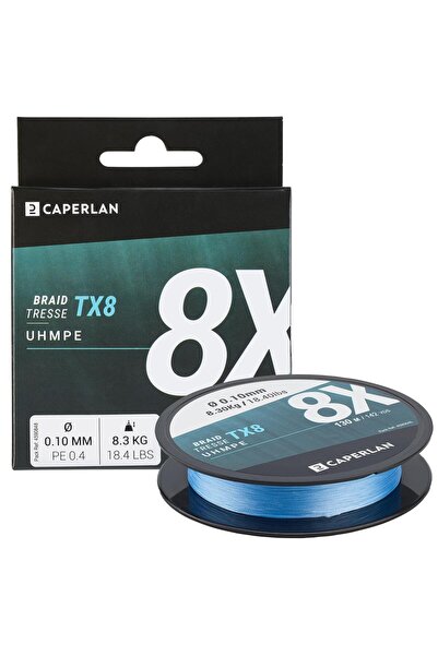 Decathlon Caperlan Balıkçılık Örgü Misina - Mavi - 130 M - TX8