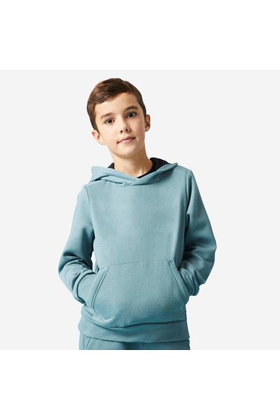 Decathlon Domyos Children's Hooded Sweatshirt - Green
