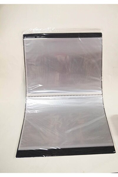 Noki Siyah 30lu Sunum Dosyası Plastik Kapaklı Şeffaf Yapraklı