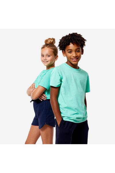 Decathlon Çocuk Tişört - Yeşil - Essentiel