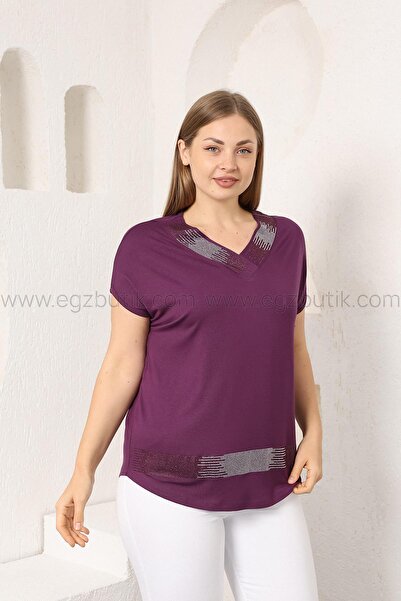 EGZEBRU Fuchsia Blouse with Jewelled Collar and Skirts