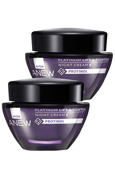 AVON Anew Platinum Lift & Tighten Gece Kremi 50 Ml. İkili Set