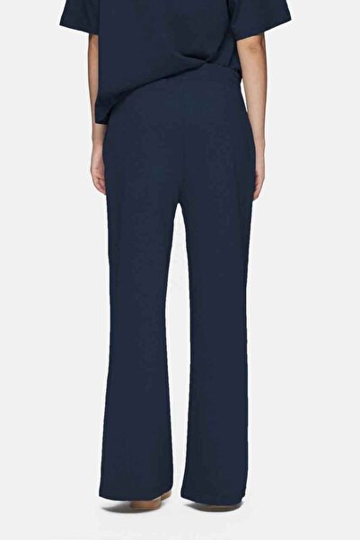 UCLA Γυναικεία αθλητικά παντελόνια DAPHNE Navy Blue με κέντημα στο κάτω μέρος Standard Fit