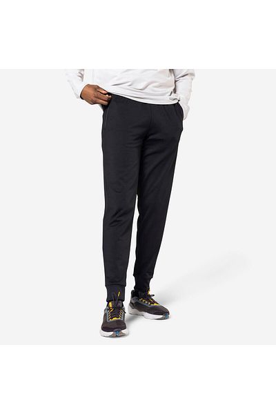 Decathlon Kiprun Run 100 Warm Men's Running Sweatpants - Μαύρο