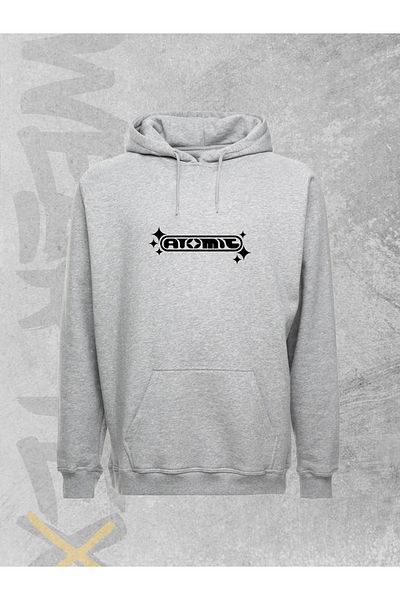 WEARTEX Unisex Atomic Printed Hooded Sweatshirt