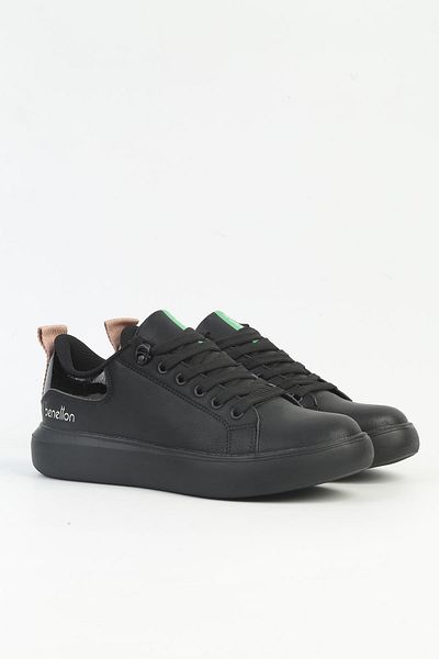 Benetton Women's Black Sneakers - Imported Bni-11166